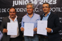 Firman convenio para Corredor Industrial en Zapotiltic.