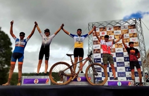 Gana Juan David Esparza 3er. lugar estatal en competencia de ciclismo