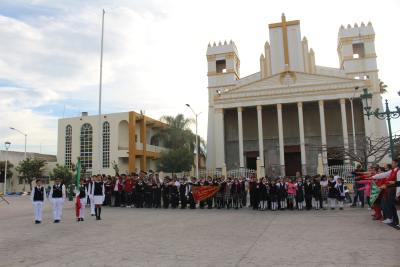 Conmemoran con acto cívico el Día del Ejército Mexicano.